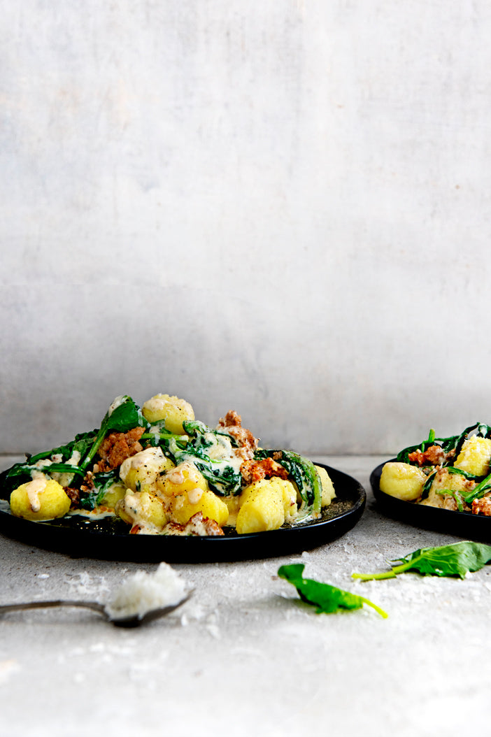 GNOCCHI MET SAUCIJS